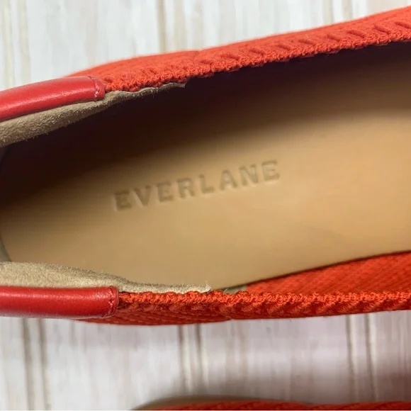 Everlane The Day Glove Flat Bright Red Knit Size 9 | Minimalist Flat - Picture 4 of 8